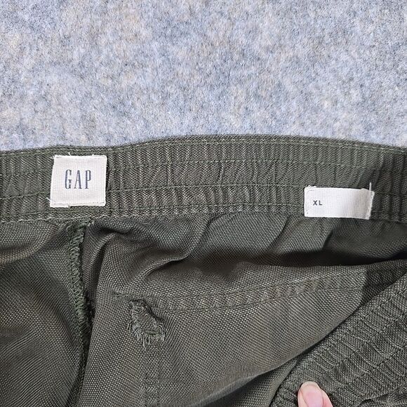 GAP Womens Green Jogger Pants Size XL Elastic Waist Casual Utility Pockets - Picture 7 of 11